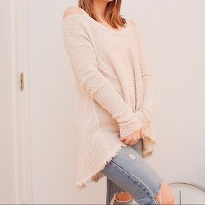 Free people cut out sweater